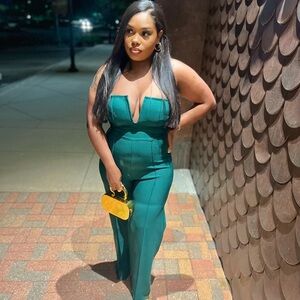 Green Fashion nova Jumpsuit